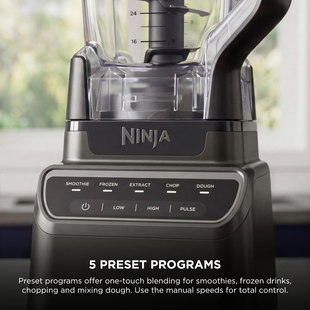 Ninja Mega Kitchen System, 1500W, 72oz Pitcher, 8-Cup, Black, BL770