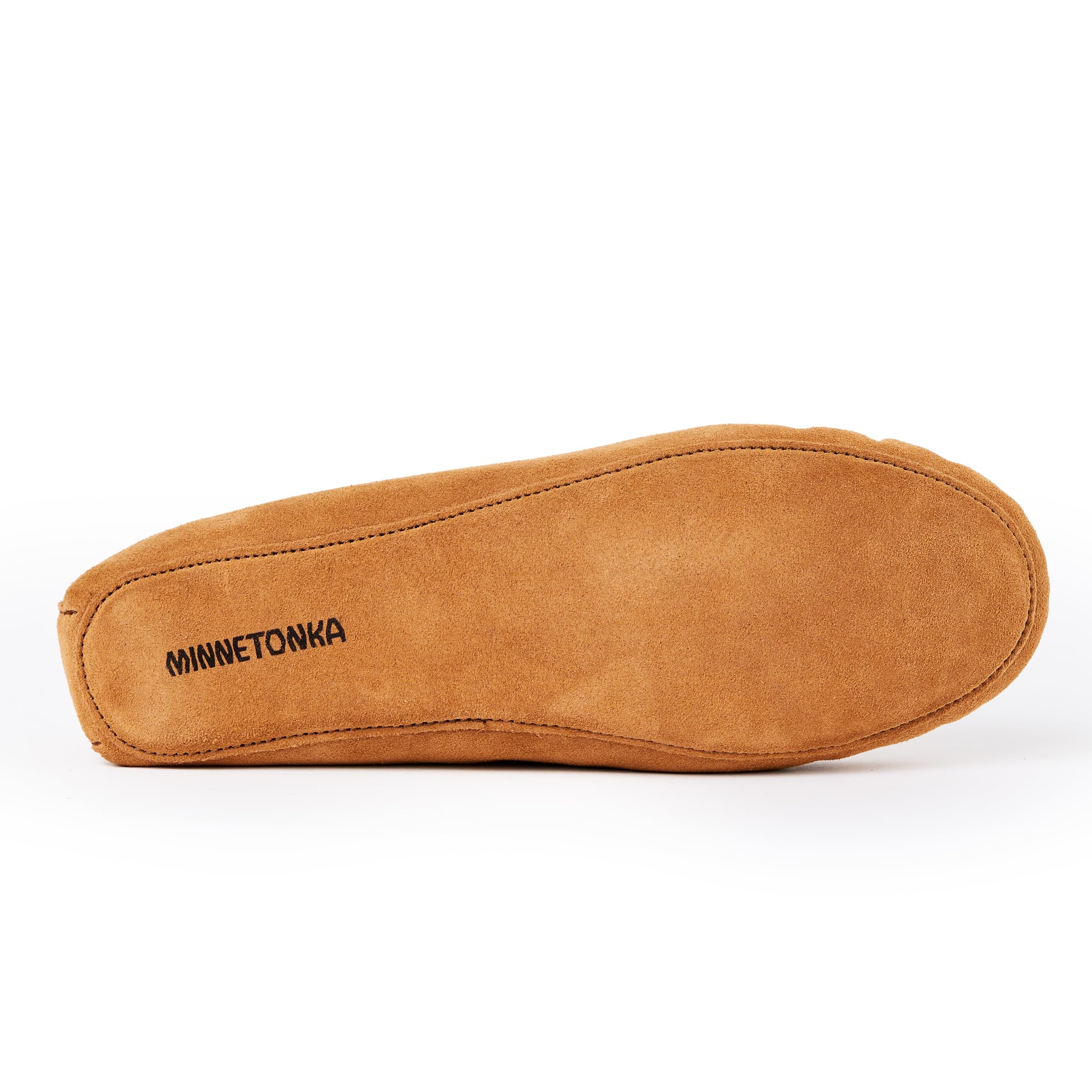 Minnetonka Men's Sheepskin Softsole Moccasin Slipper