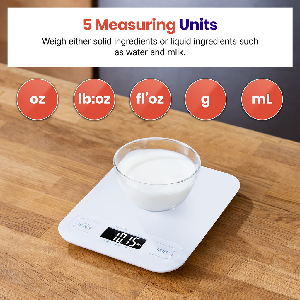 Etekcity Food Kitchen Scale, Digital Grams and Ounces, 11lb