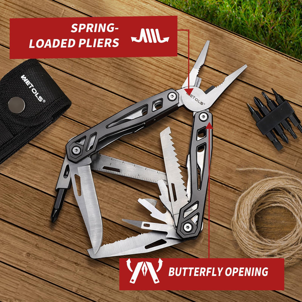 Multitool with Pocket Knife, Birthday Gifts for Men Women Mom Dad