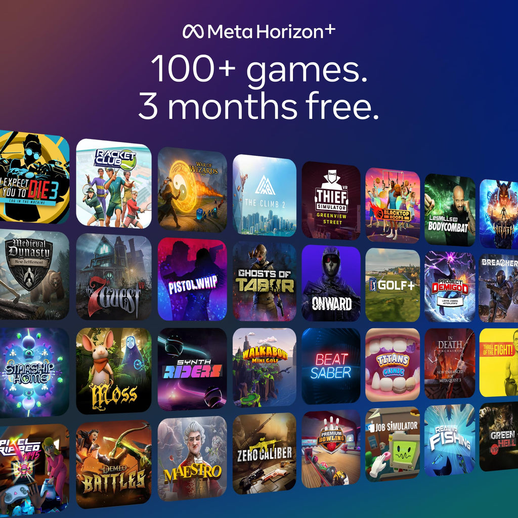 Meta Quest 3S 128GB | VR Without Wires — Gorilla Tag Cardboard Monkenaut Bundle — Amazon Exclusive —Access to 100+ Games with a 3-Month Trial of Meta Horizon+ Included