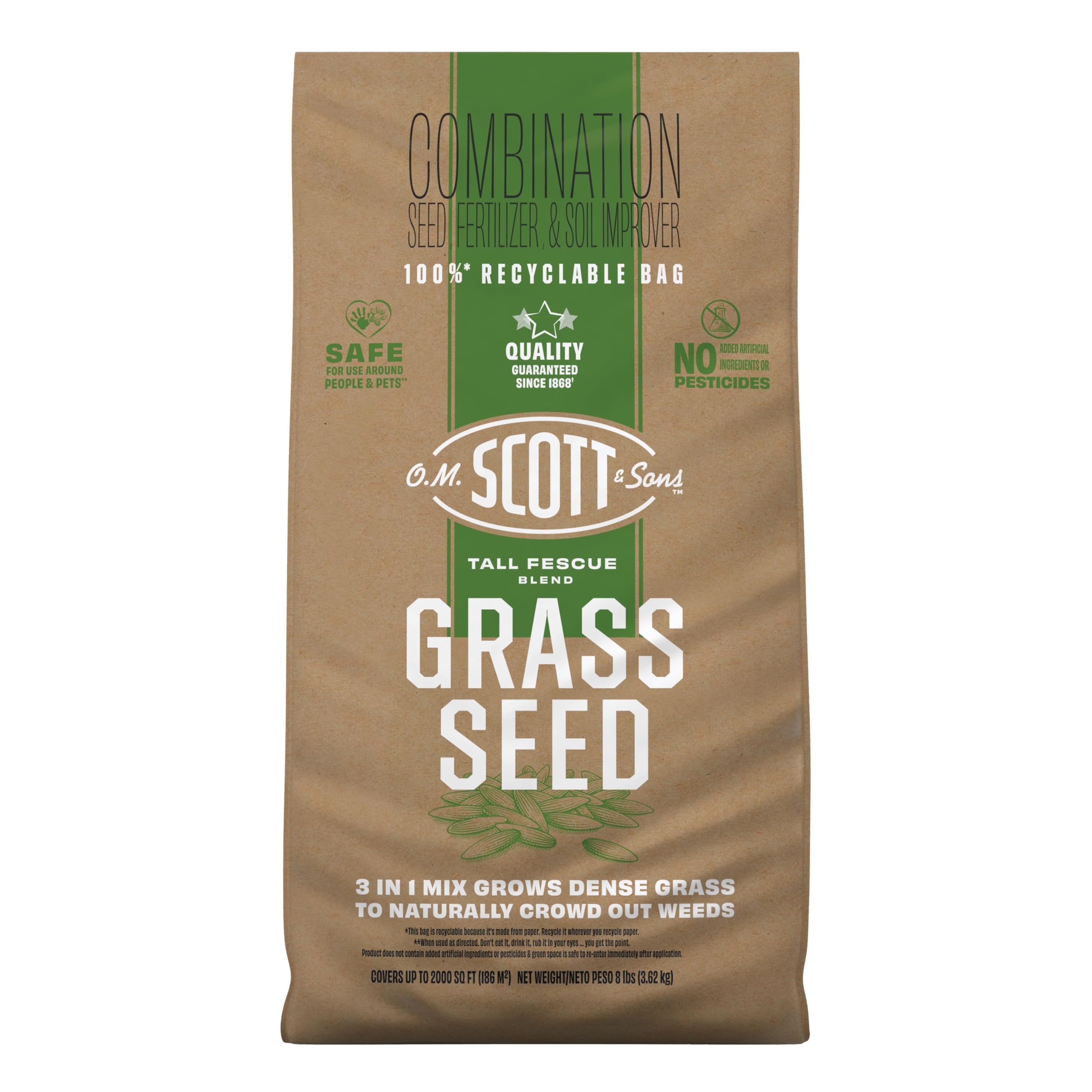 O.M. Scott & Sons Natural Grass Food, 12.72 lbs. (2-Pack)