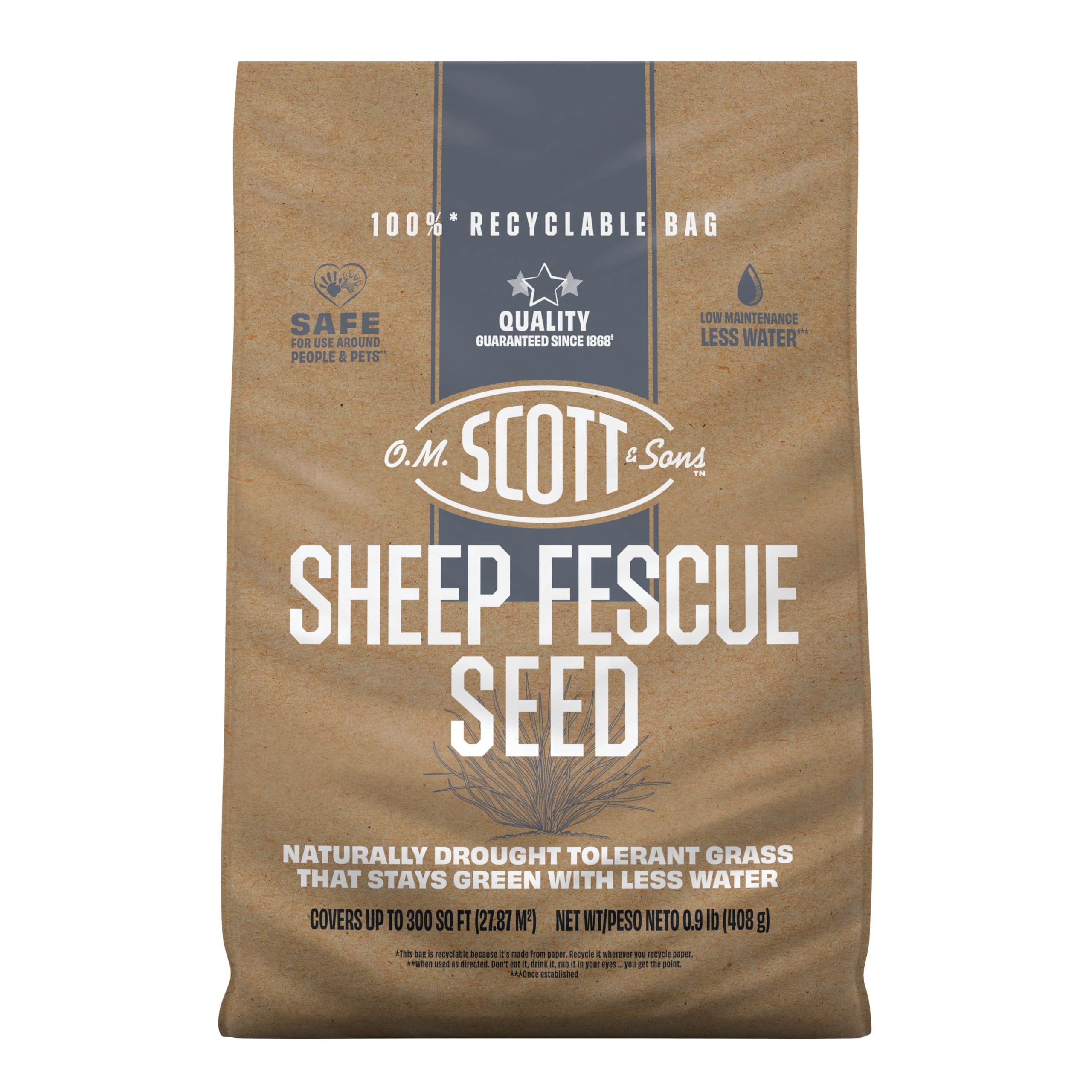 O.M. Scott & Sons Natural Grass Food, 12.72 lbs. (2-Pack)