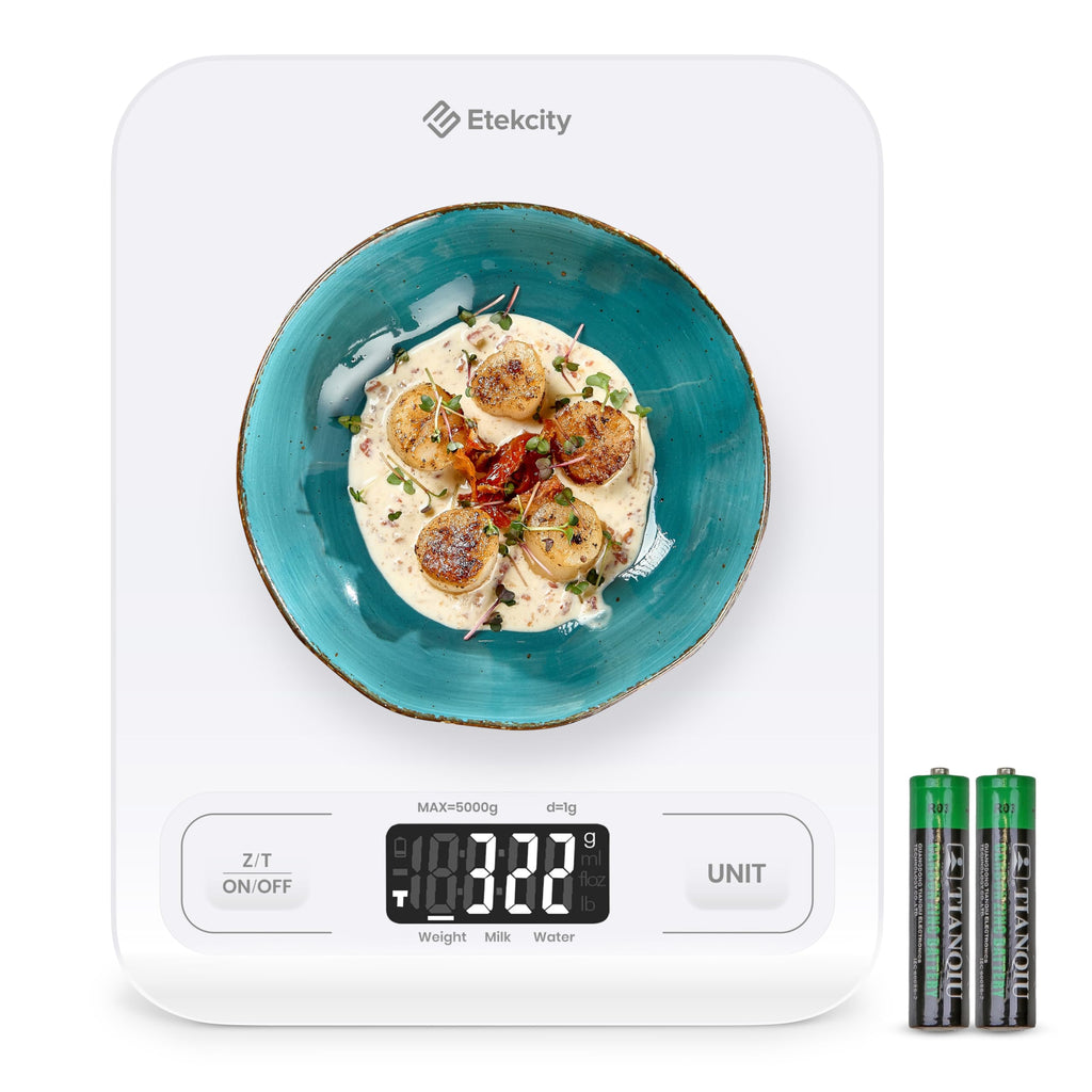Etekcity Food Kitchen Scale, Digital Grams and Ounces, 11lb