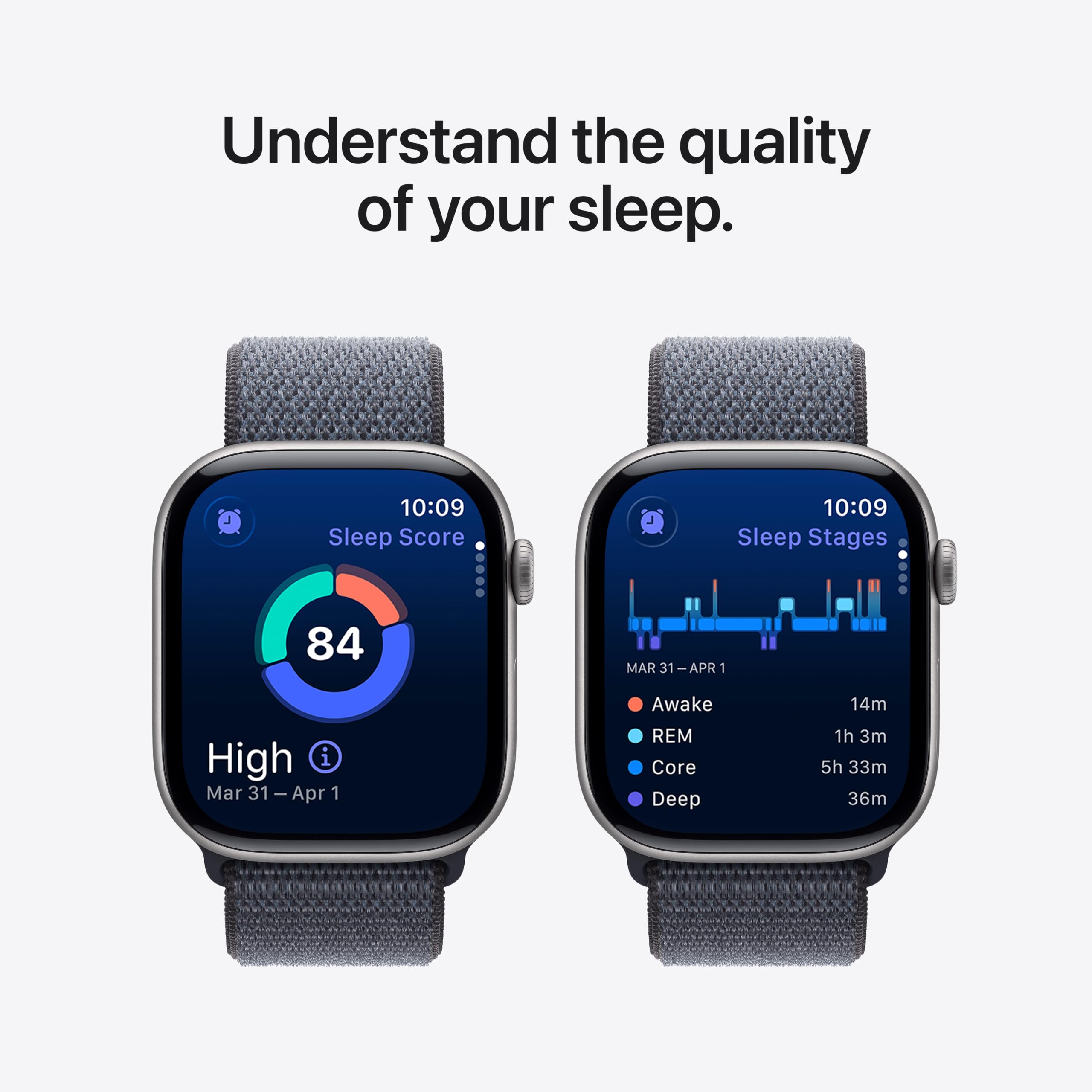 Apple Watch Series 11 [GPS 46mm] Smartwatch with Rose Gold Aluminum Case with Light Blush Sport Band - M/L. Sleep Score, Fitness Tracker, Health Monitoring, Always-On Display, Water Resistant