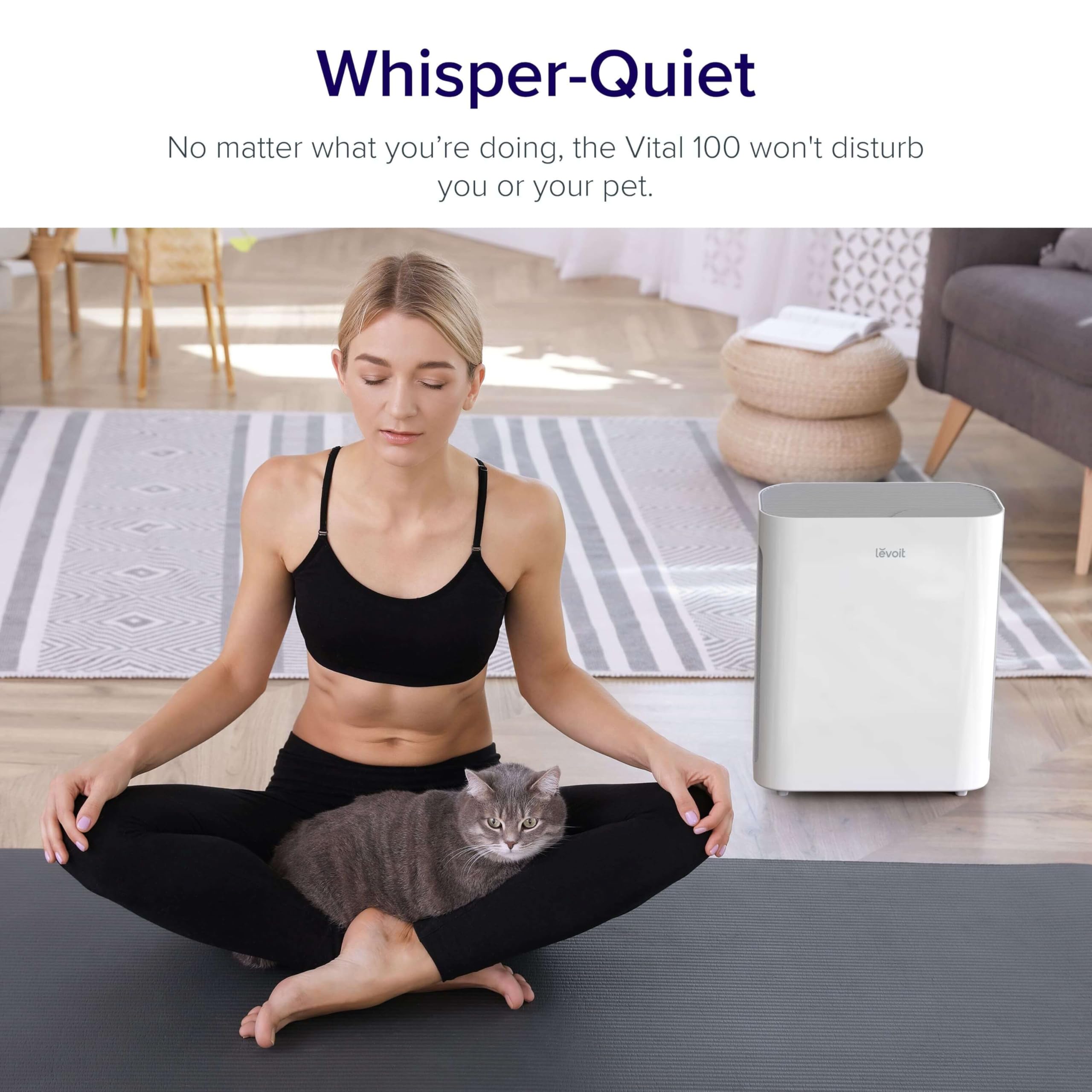 Levoit Air Purifiers for Bedroom Home Pets Dorm Room, Small Air Purifiers