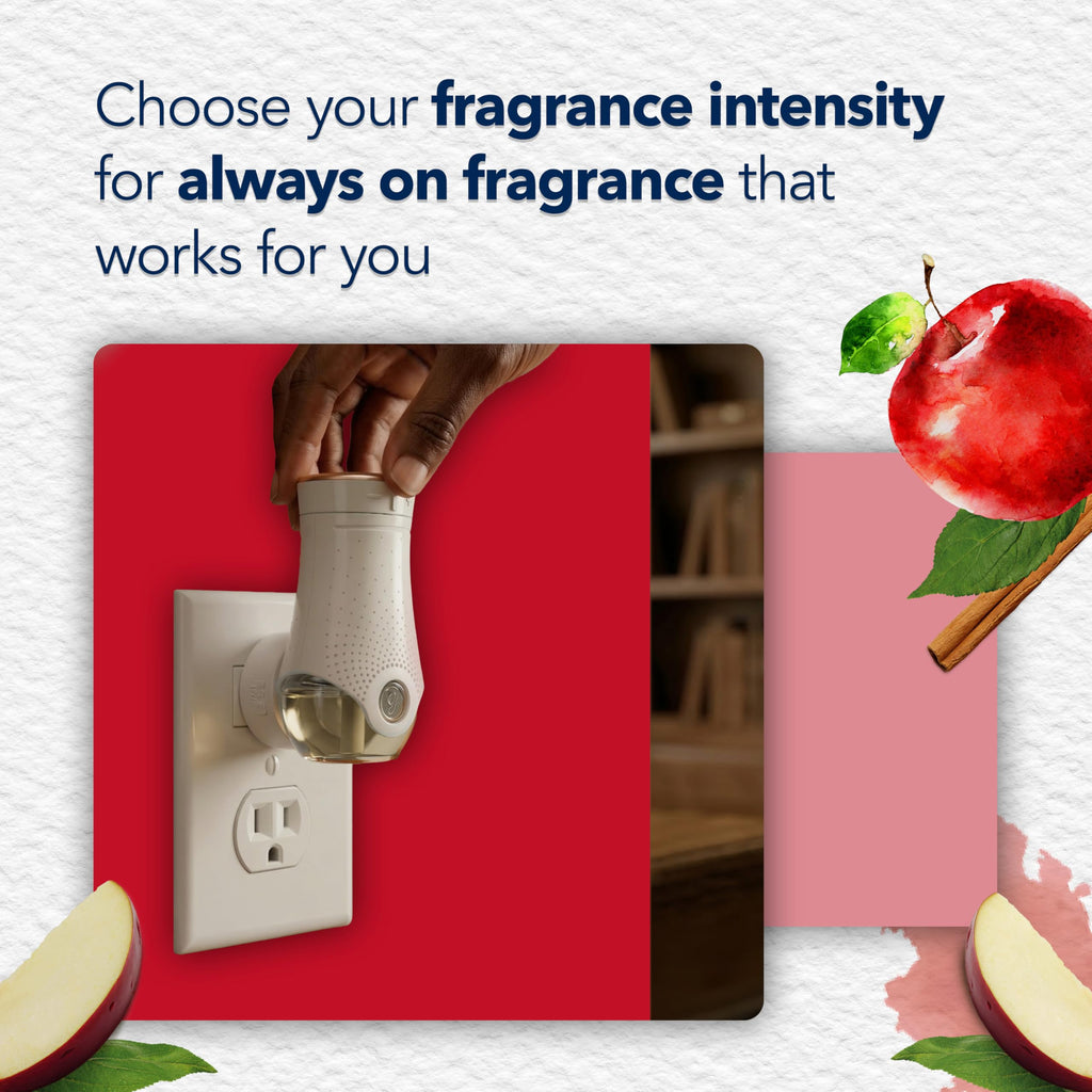 Glade PlugIns Refills Air Freshener, Scented and Essential Oils for Home and Bathroom, Cashmere Woods, 6.7 Fl Oz, 10 Count