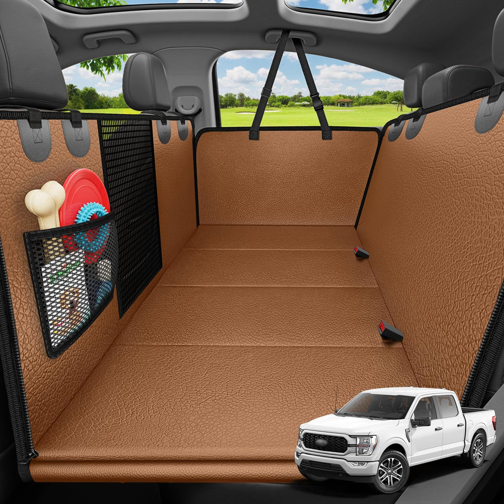 URPOWER Dog Car Seat Cover for Back Seat, Waterproof Hammock for Car & SUV