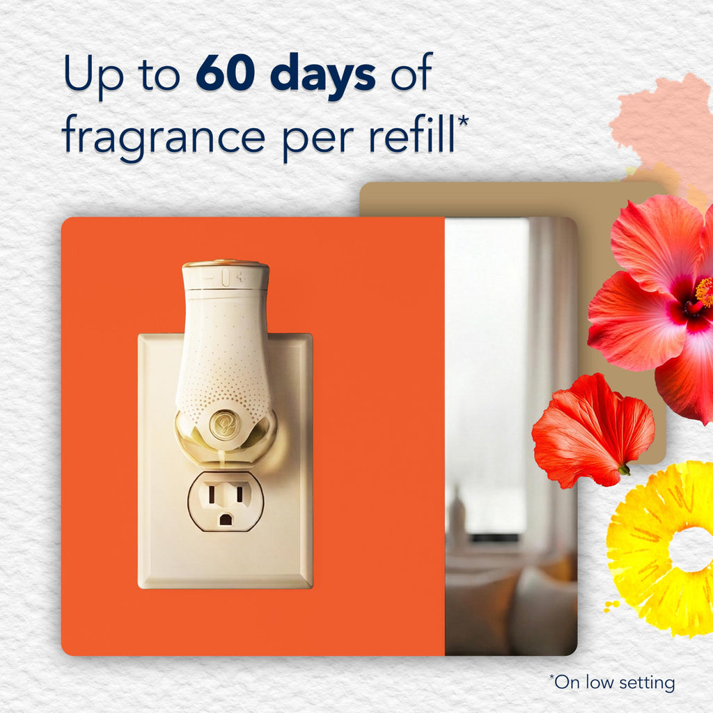 Glade PlugIns Refills Air Freshener, Scented and Essential Oils for Home and Bathroom, Cashmere Woods, 6.7 Fl Oz, 10 Count