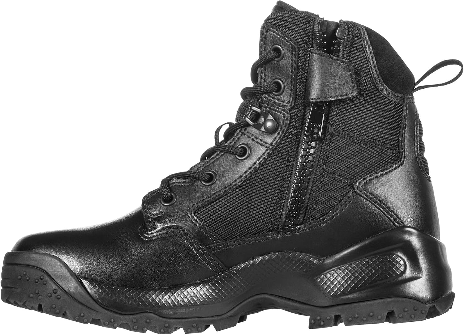 5.11 Tactical Womens ATAC 2.0 8-Inch Side Zip Professional Work Boot, Black