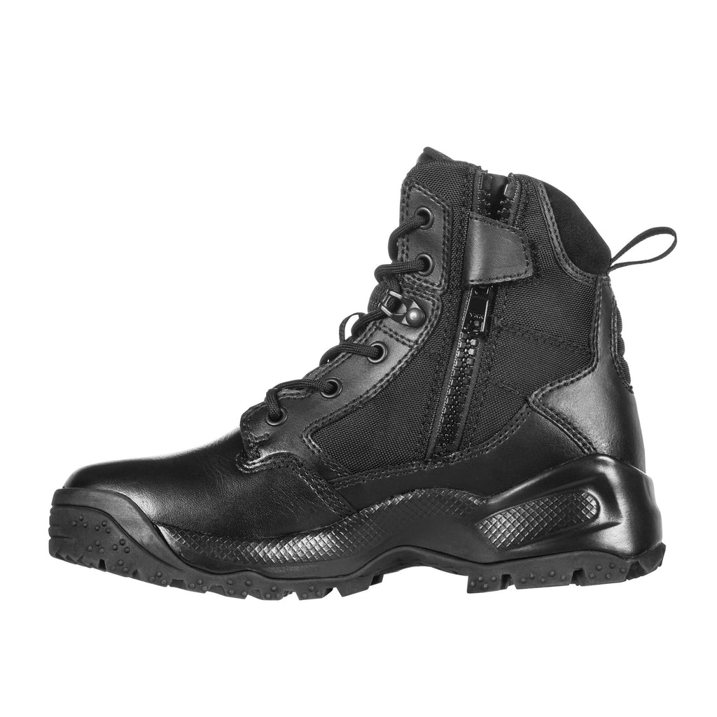 5.11 Tactical Womens ATAC 2.0 8-Inch Side Zip Professional Work Boot, Black