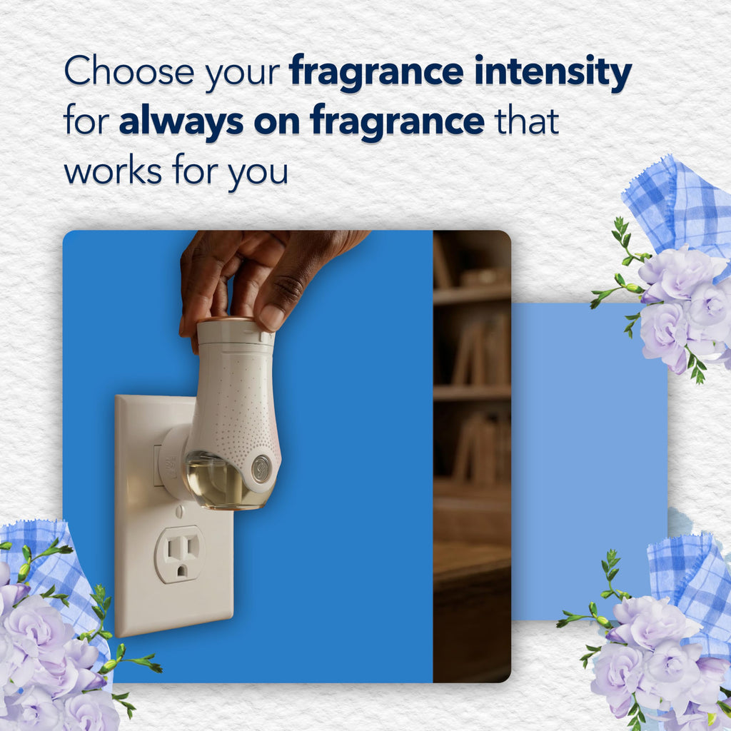 Glade PlugIns Refills Air Freshener, Scented and Essential Oils for Home and Bathroom, Cashmere Woods, 6.7 Fl Oz, 10 Count