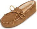 Minnetonka Men's Sheepskin Softsole Moccasin Slipper