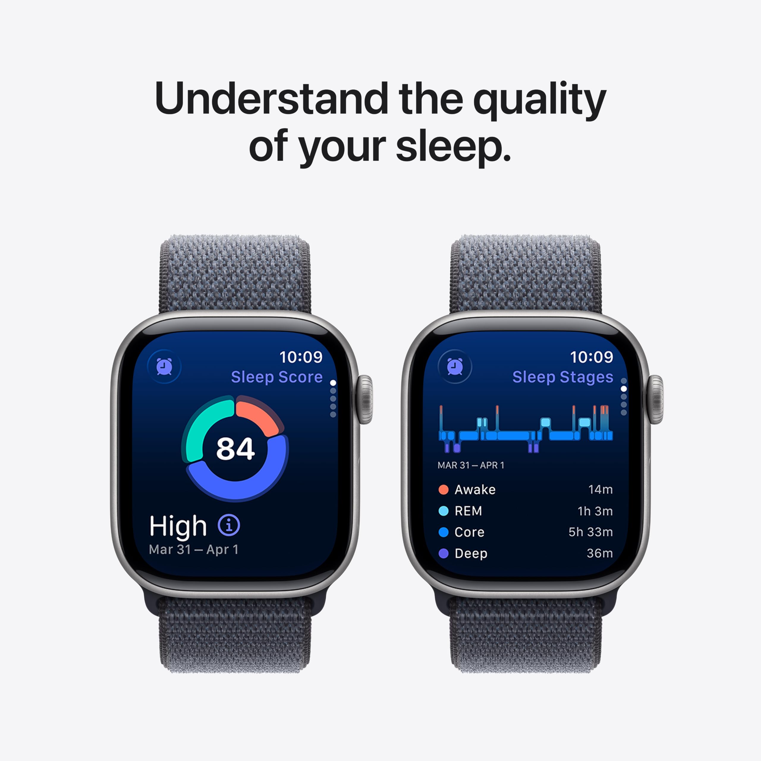 Apple Watch Series 11 [GPS 46mm] Smartwatch with Rose Gold Aluminum Case with Light Blush Sport Band - M/L. Sleep Score, Fitness Tracker, Health Monitoring, Always-On Display, Water Resistant