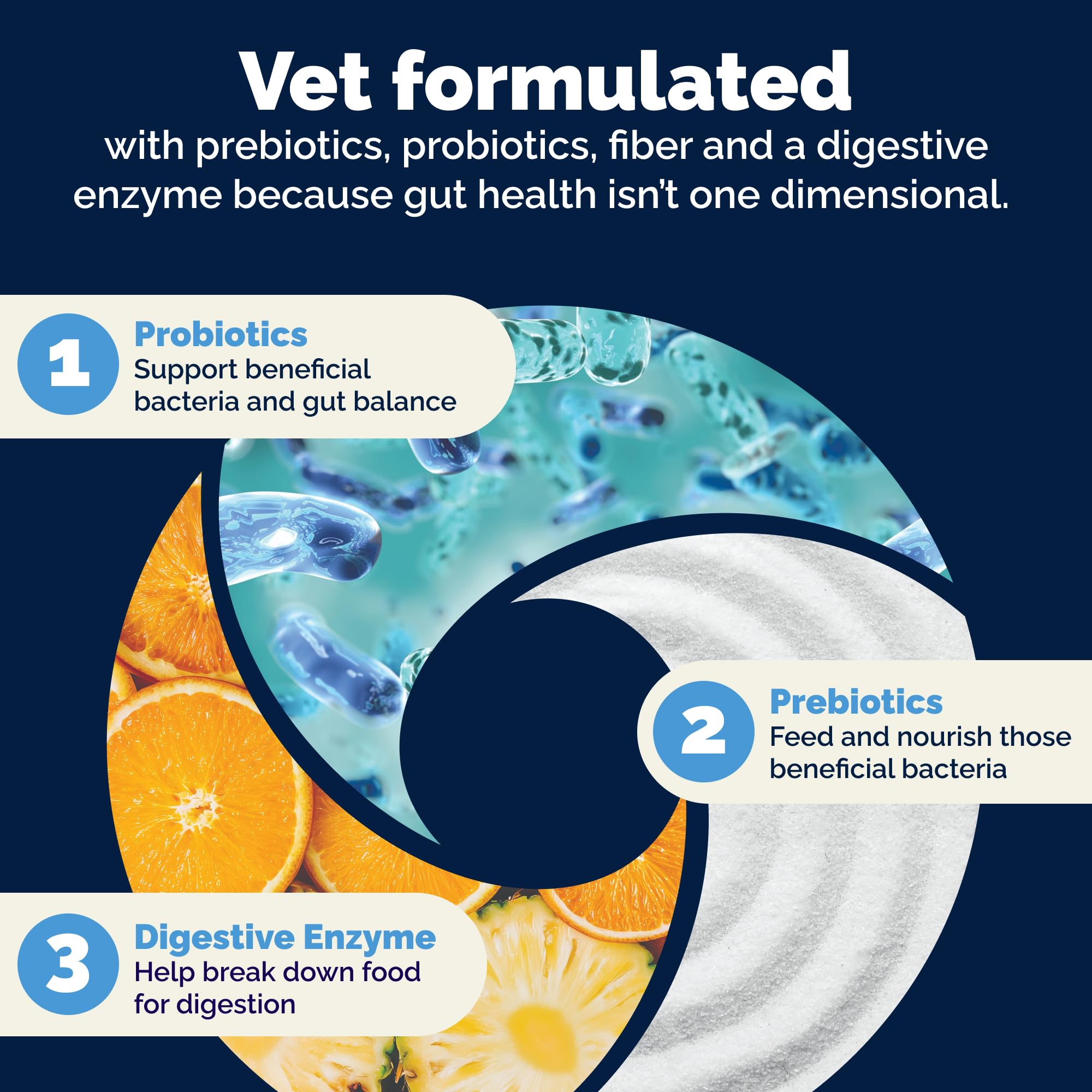 Vetnique Glandex Probiotics for Dogs Chews 30ct, Prebiotics & Enzymes