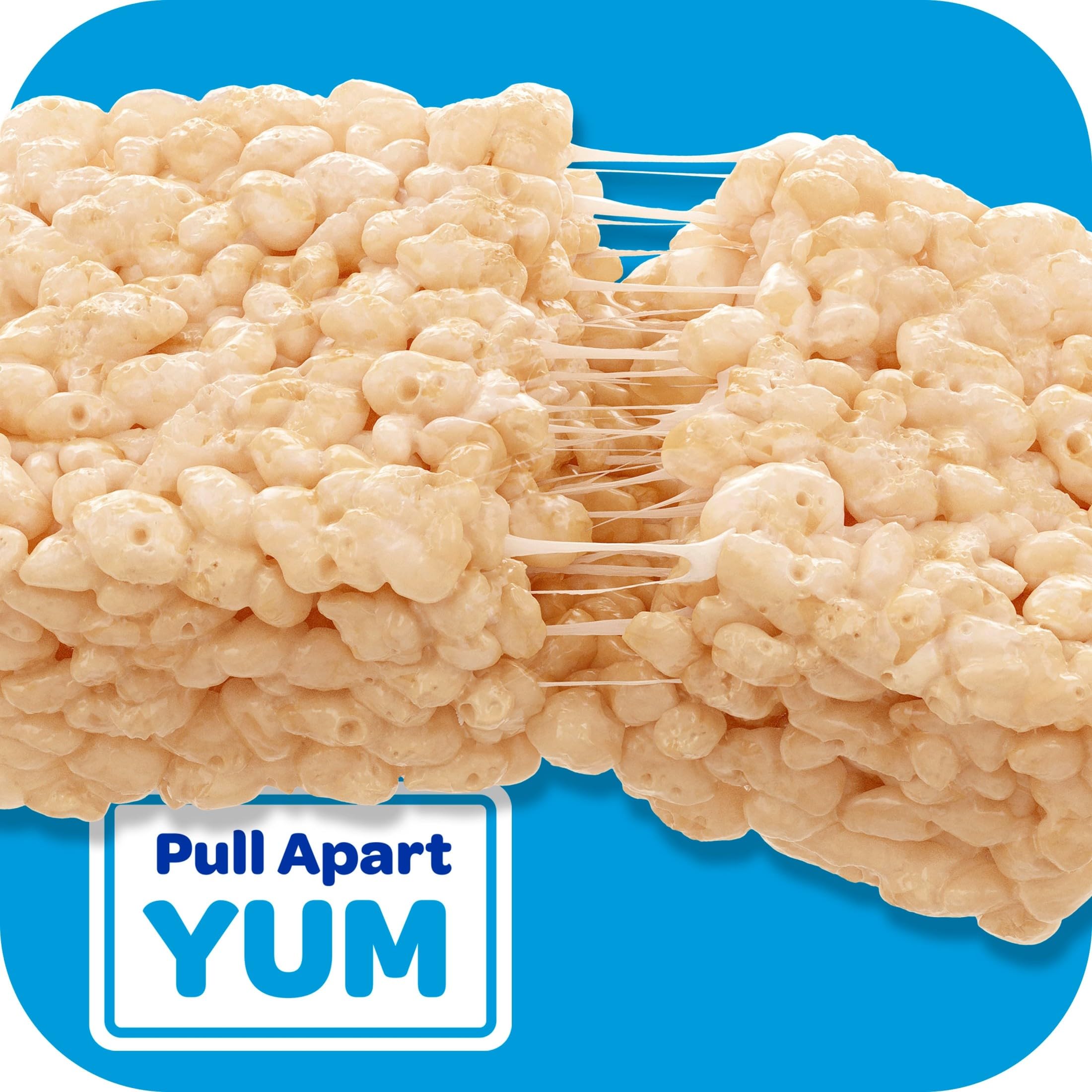 Rice Krispies Treats Crispy Marshmallow Squares, Kids Snacks, Cereal Bars, Original, 31.2oz Box (40 Bars)