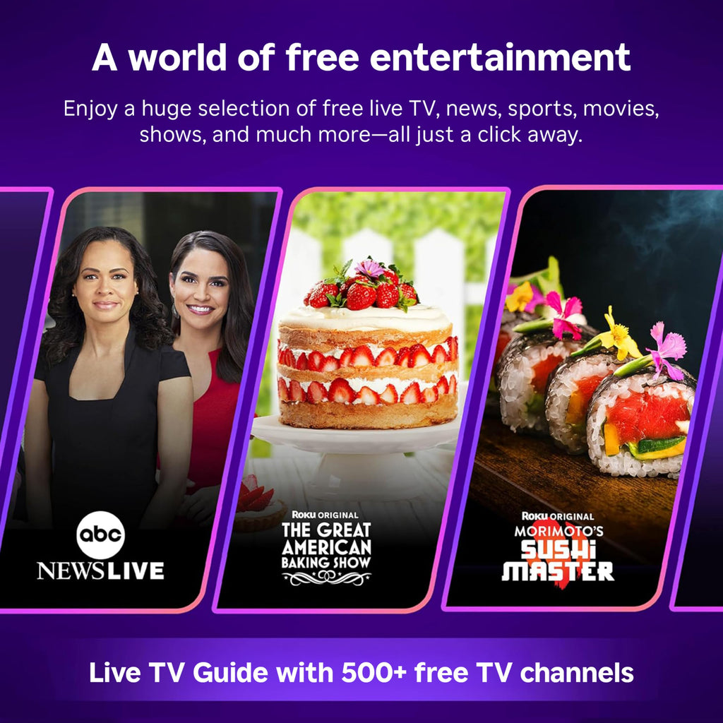 Roku 55-Inch Select Series Smart TV 2026-4K QLED TV - Roku TV