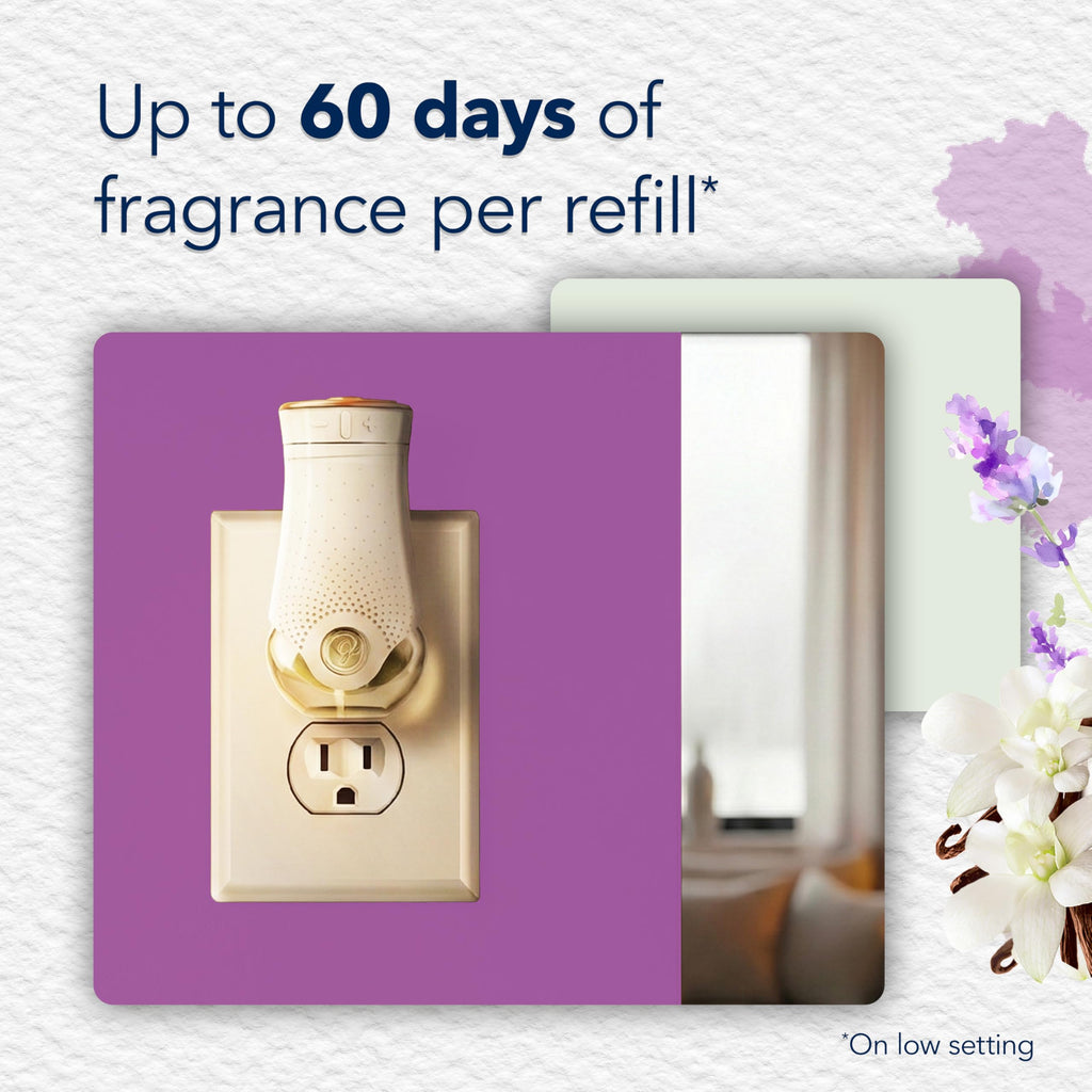 Glade PlugIns Refills Air Freshener, Scented and Essential Oils for Home and Bathroom, Cashmere Woods, 6.7 Fl Oz, 10 Count