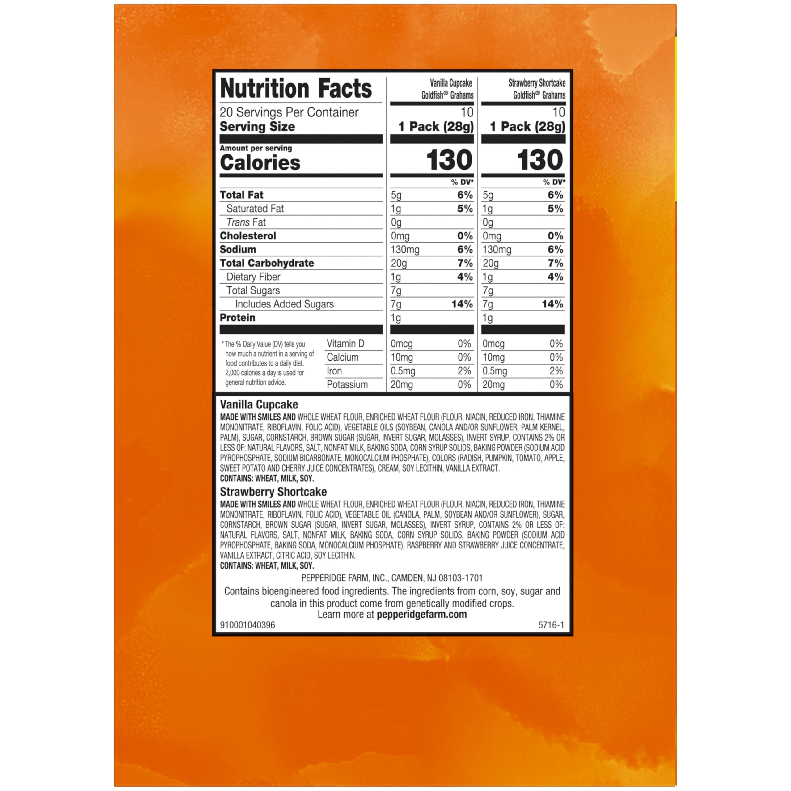 Goldfish Crackers Big Smiles Variety Pack with Cheddar, Colors, and Pretzels, Snack Packs, 30 Ct