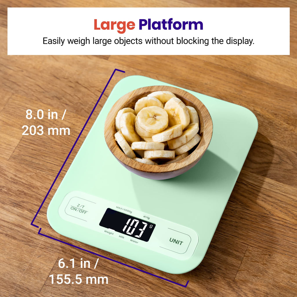 Etekcity Food Kitchen Scale, Digital Grams and Ounces, 11lb