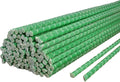 5 Ft Fiberglass Eco Friendly Garden Stakes 20 Pack (Height/Quantity Options) – Durable, Lightweight, Tomato, Tree, Strawberry, Plant, Support Fencing Stakes with Patterned Surface, Green (20, 5 Ft)