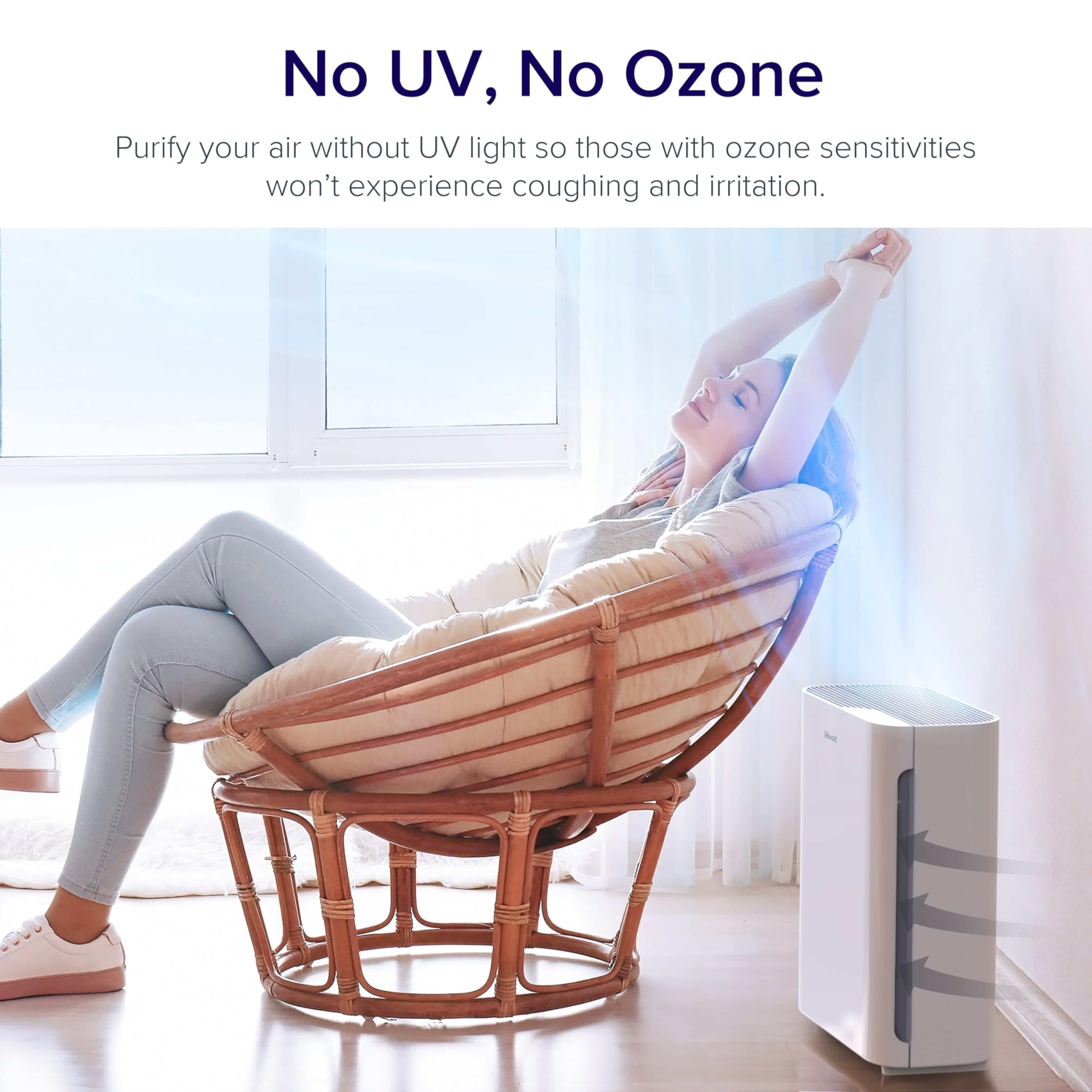 Levoit Air Purifiers for Bedroom Home Pets Dorm Room, Small Air Purifiers