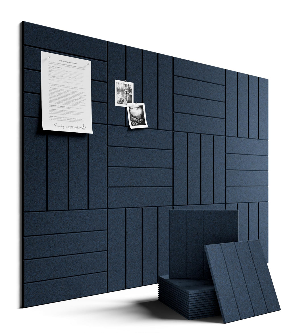 Fluxynara 48" x 36" Large Felt Bulletin Board, Oatmeal