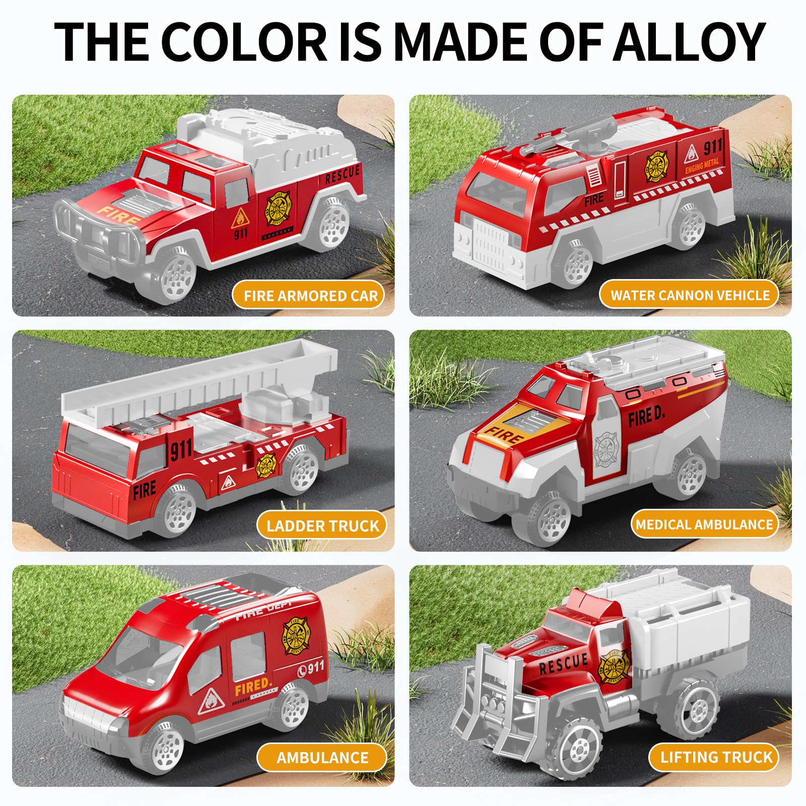NIPLOOOW Toddler Boys Construction Truck Vehicle Toy Set with Play Mat and Die-Cast Toy Car, Transport Carrier Truck for Kids 3-5, Birthday Gifts Toys for 3-8 Year Old Boys
