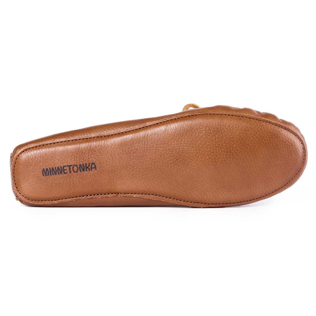 Minnetonka Men's Sheepskin Softsole Moccasin Slipper