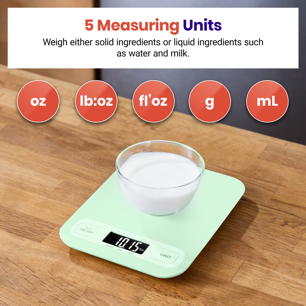 Etekcity Food Kitchen Scale, Digital Grams and Ounces, 11lb