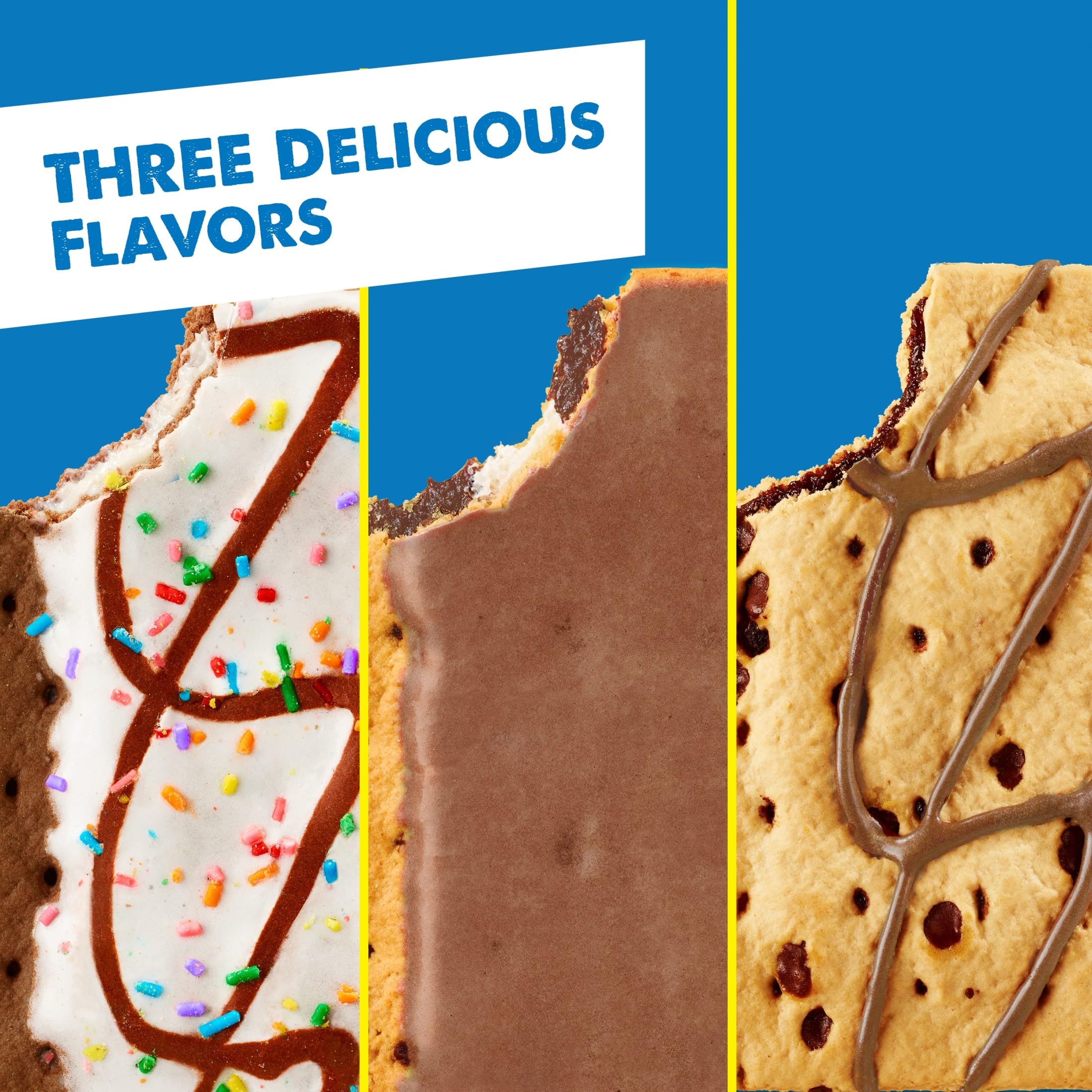 Pop-Tarts Toaster Pastries, Breakfast Foods, Kids Snacks, Value Pack, Fruit Lover's Variety Pack, 20.3oz Box (12 Pop-Tarts)