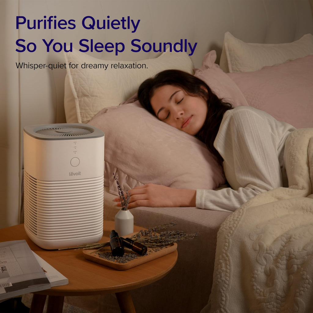 Levoit Air Purifiers for Bedroom Home Pets Dorm Room, Small Air Purifiers