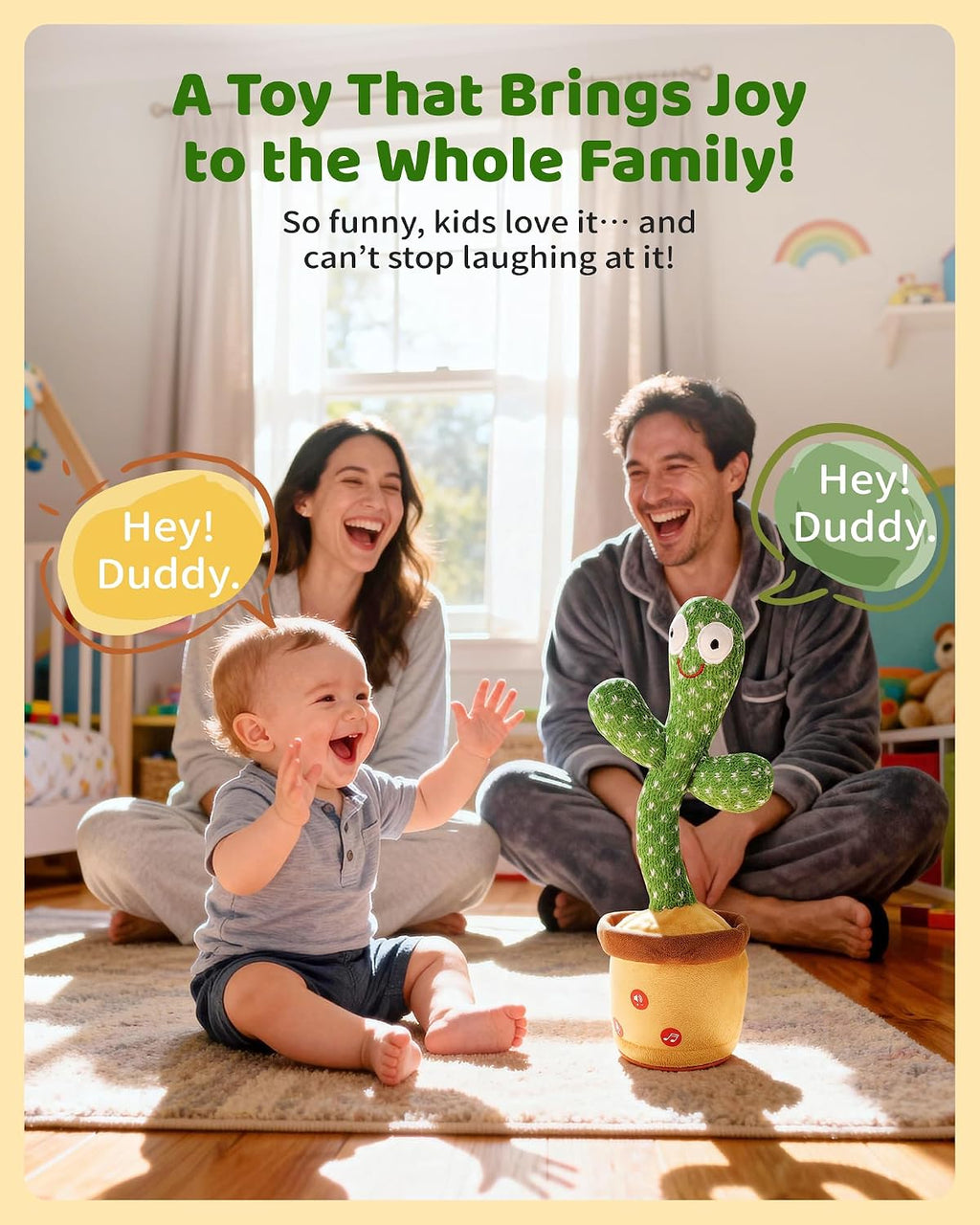 TWORIVER Adjustable Volume Dancing Talking Cactus Toy for Kid, Boys Girls Gifts Singing Mimicking Recording Repeating What You Say Kids Toys with 120 English Songs