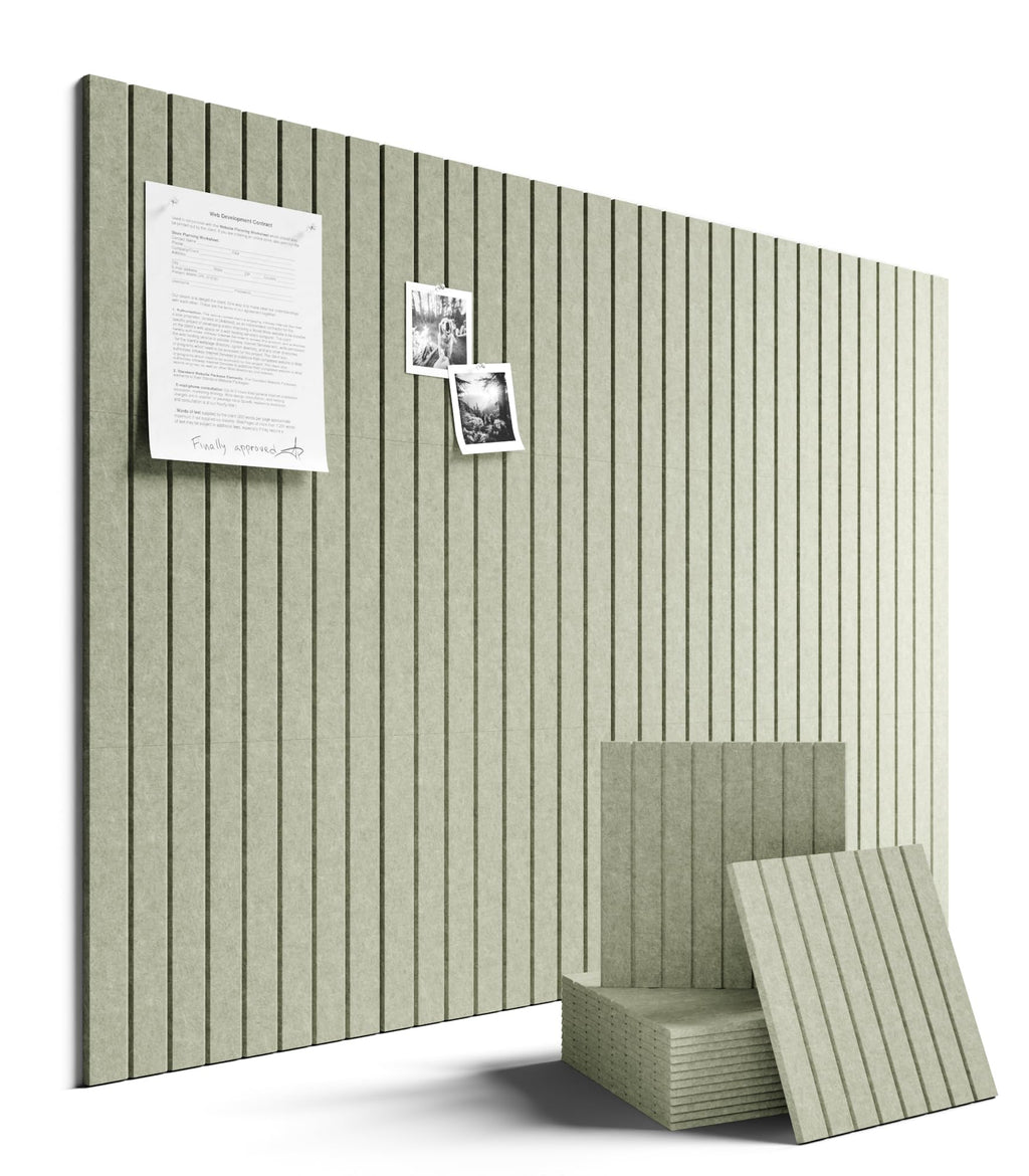 Fluxynara 48" x 36" Large Felt Bulletin Board, Oatmeal