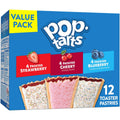 Pop-Tarts Toaster Pastries, Breakfast Foods, Kids Snacks, Value Pack, Fruit Lover's Variety Pack, 20.3oz Box (12 Pop-Tarts)