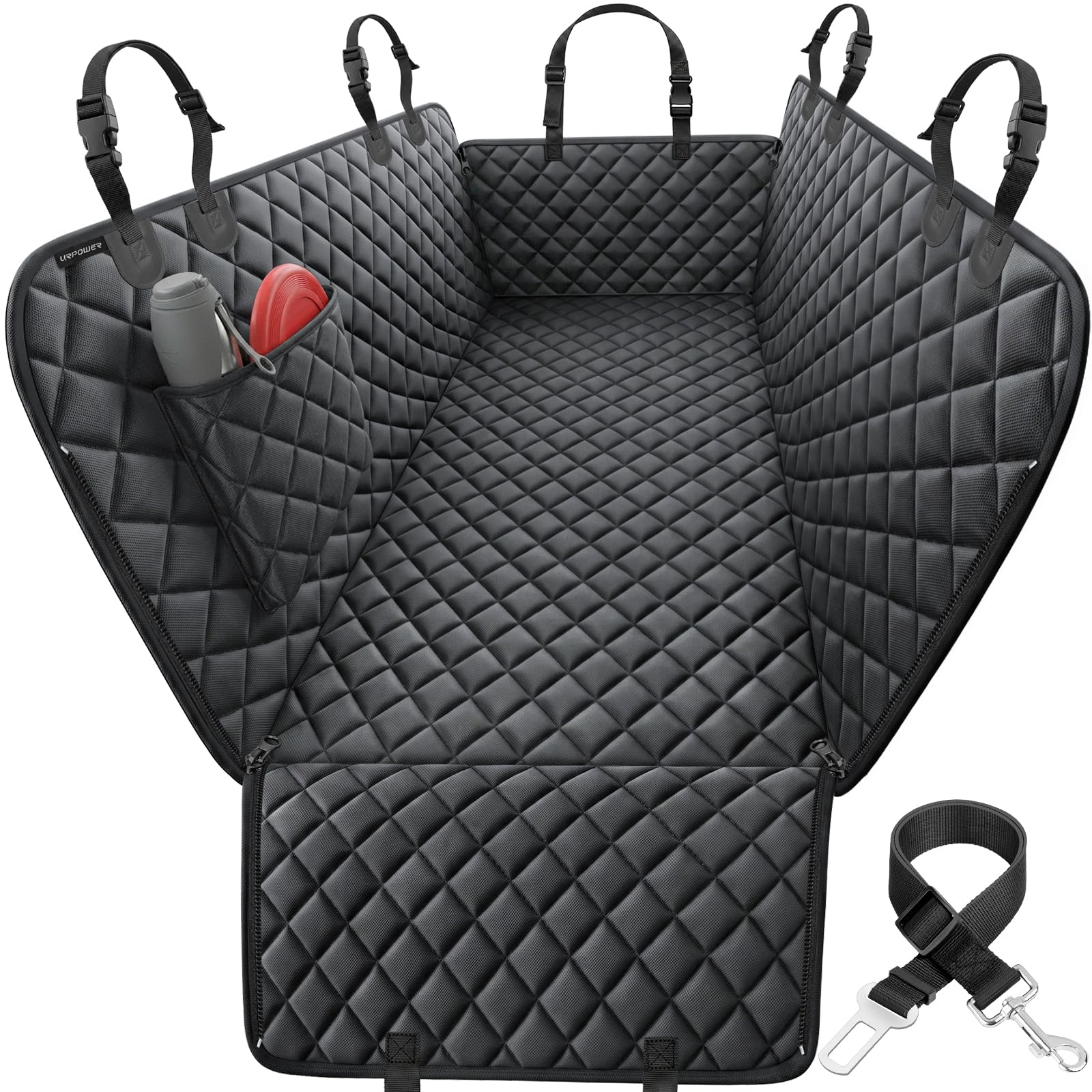 URPOWER Dog Car Seat Cover for Back Seat, Waterproof Hammock for Car & SUV