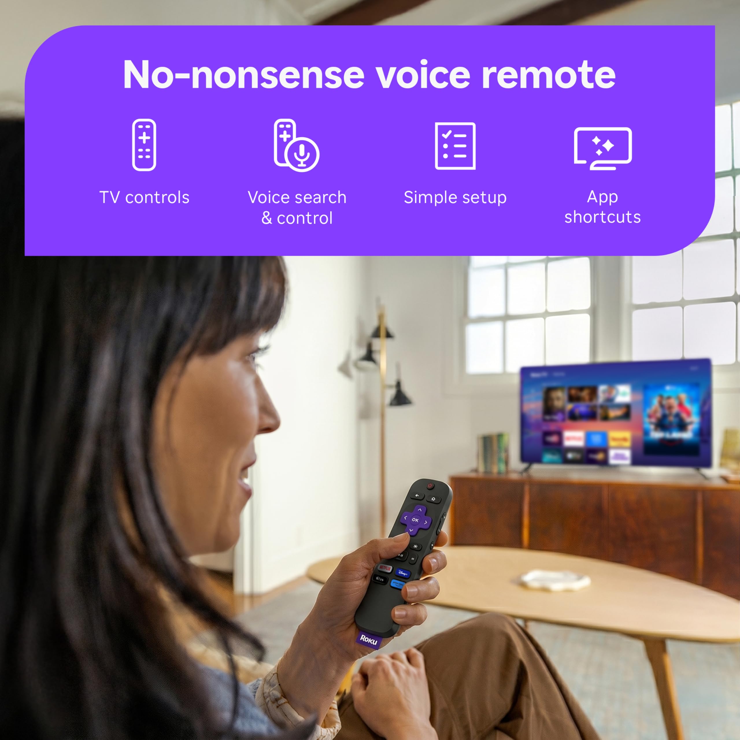 Roku 55-Inch Select Series Smart TV 2026-4K QLED TV - Roku TV