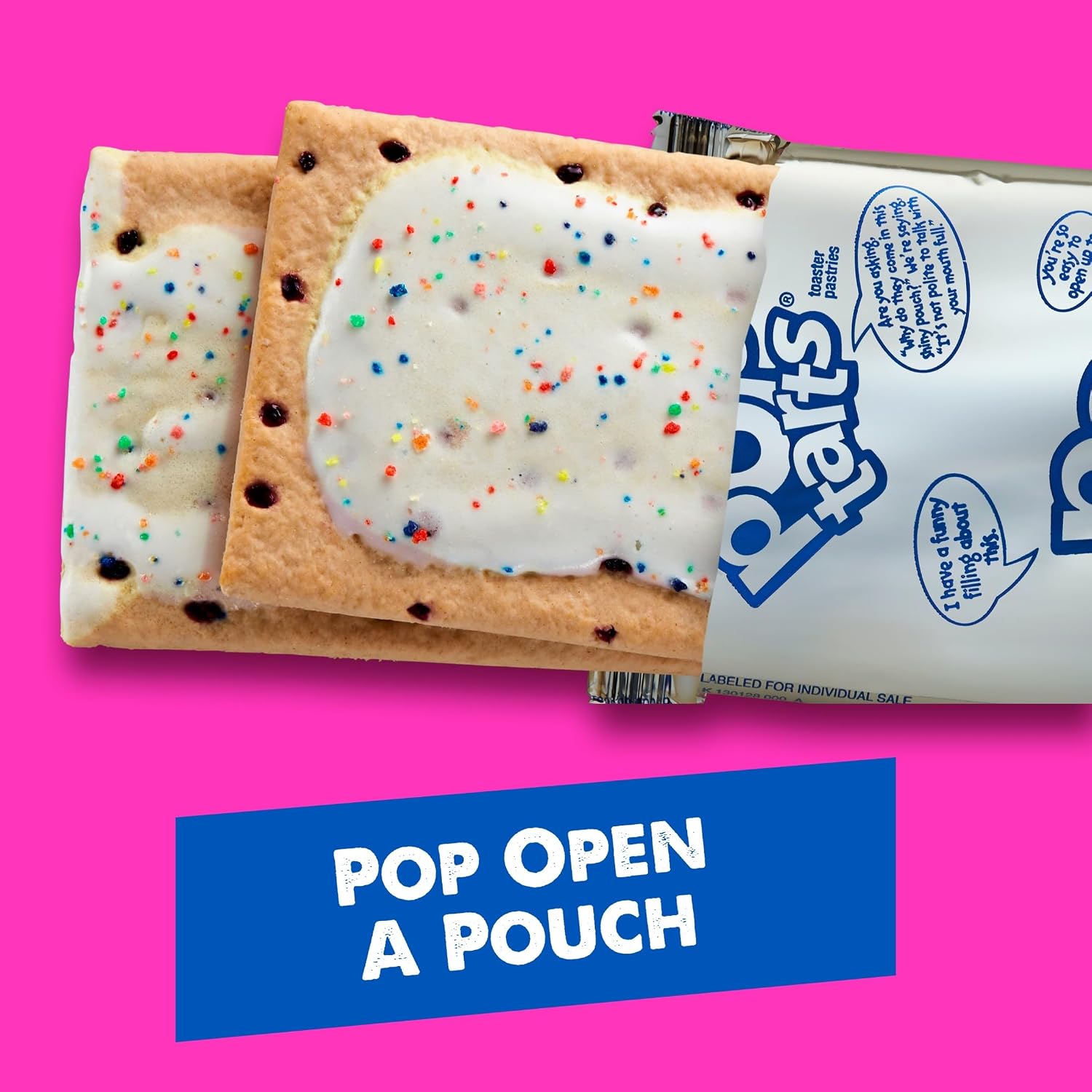 Pop-Tarts Toaster Pastries, Breakfast Foods, Kids Snacks, Value Pack, Fruit Lover's Variety Pack, 20.3oz Box (12 Pop-Tarts)