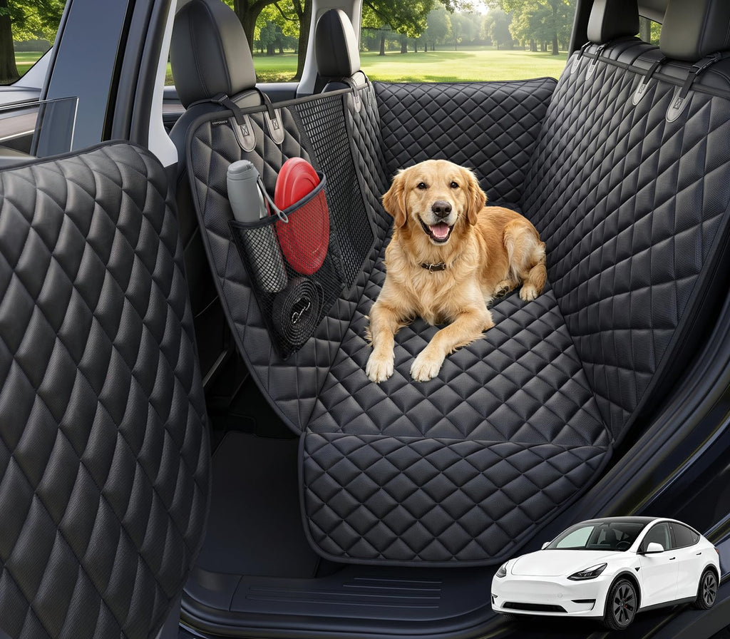 URPOWER Dog Car Seat Cover for Back Seat, Waterproof Hammock for Car & SUV