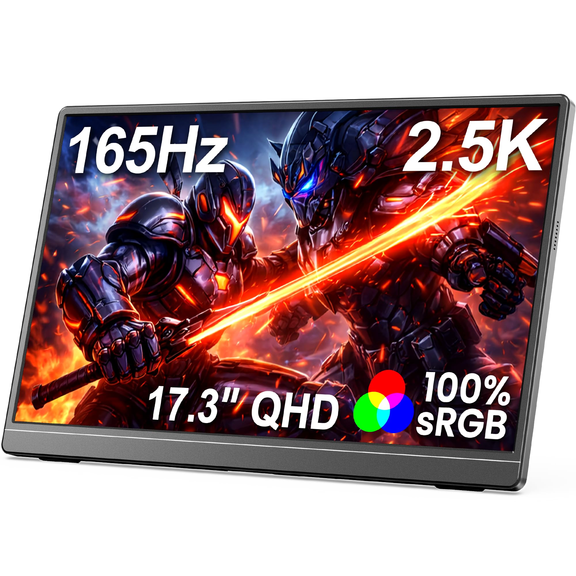 MNN 15.6" FHD 60Hz Portable Monitor USB-C HDMI IPS HDR Gaming Laptop