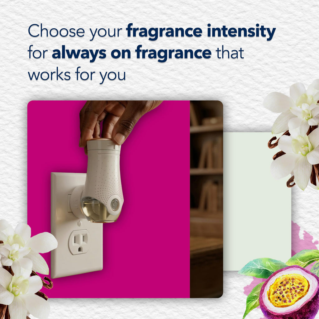 Glade PlugIns Refills Air Freshener, Scented and Essential Oils for Home and Bathroom, Cashmere Woods, 6.7 Fl Oz, 10 Count