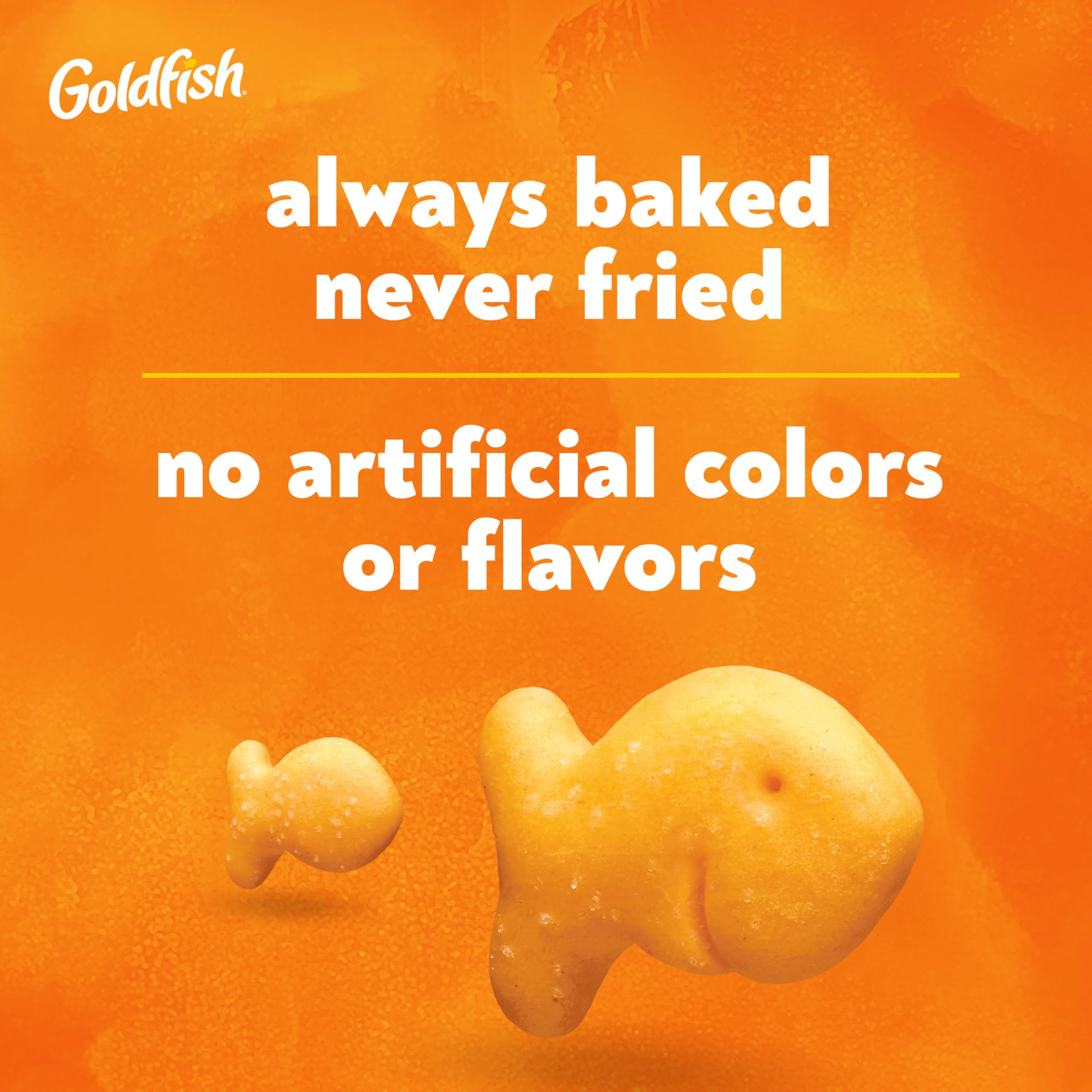 Goldfish Crackers Big Smiles Variety Pack with Cheddar, Colors, and Pretzels, Snack Packs, 30 Ct