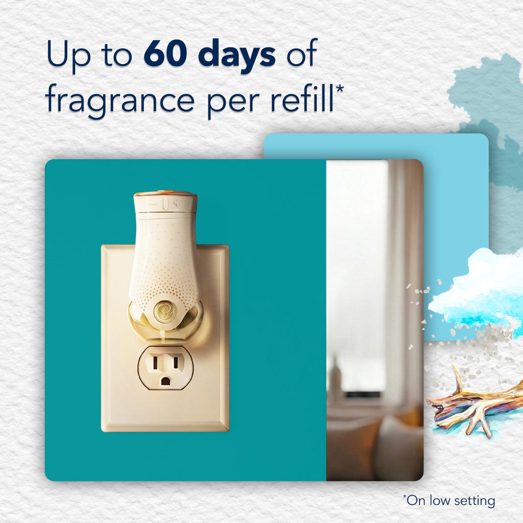 Glade PlugIns Refills Air Freshener, Scented and Essential Oils for Home and Bathroom, Cashmere Woods, 6.7 Fl Oz, 10 Count