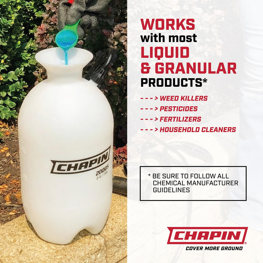 CHAPIN 20004 SureSpray 1-Gallon Pump Sprayer for Lawn, Garden & Weeds