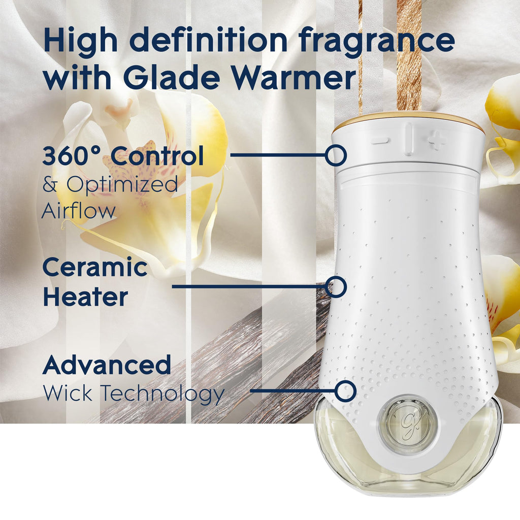 Glade PlugIns Refills Air Freshener, Scented and Essential Oils for Home and Bathroom, Cashmere Woods, 6.7 Fl Oz, 10 Count
