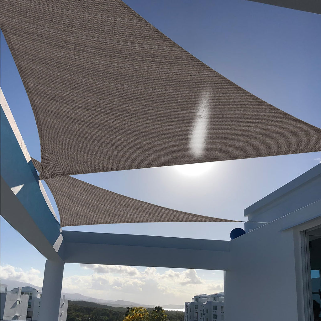 SUNNY GUARD 10' x 13' Rectangle Shade Sail 95% UV Block Outdoor Canopy