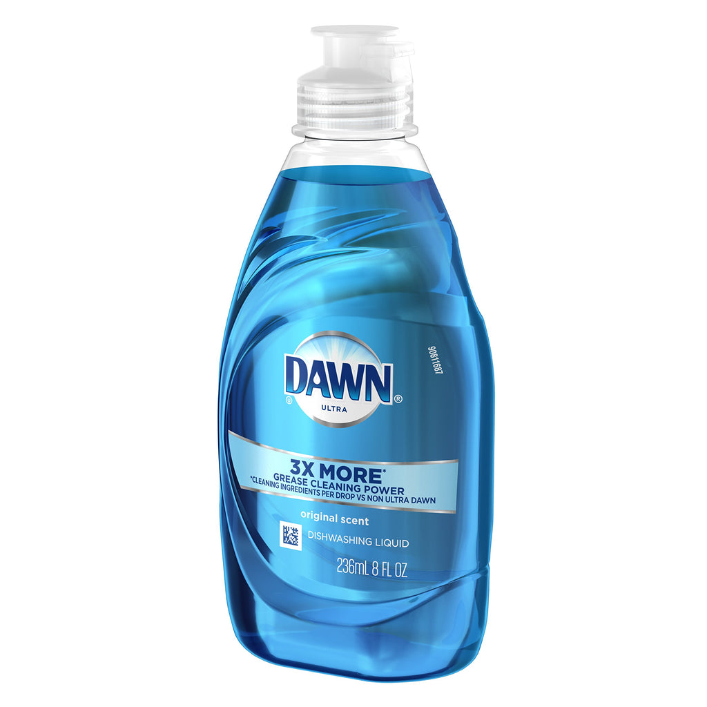 Dawn Ultra Dish Soap Refill Jug Large Size Original Blue Liquid Dishwashing Detergent, Powerful Dish Soap for Grease, 51.5oz (Pack of 2)