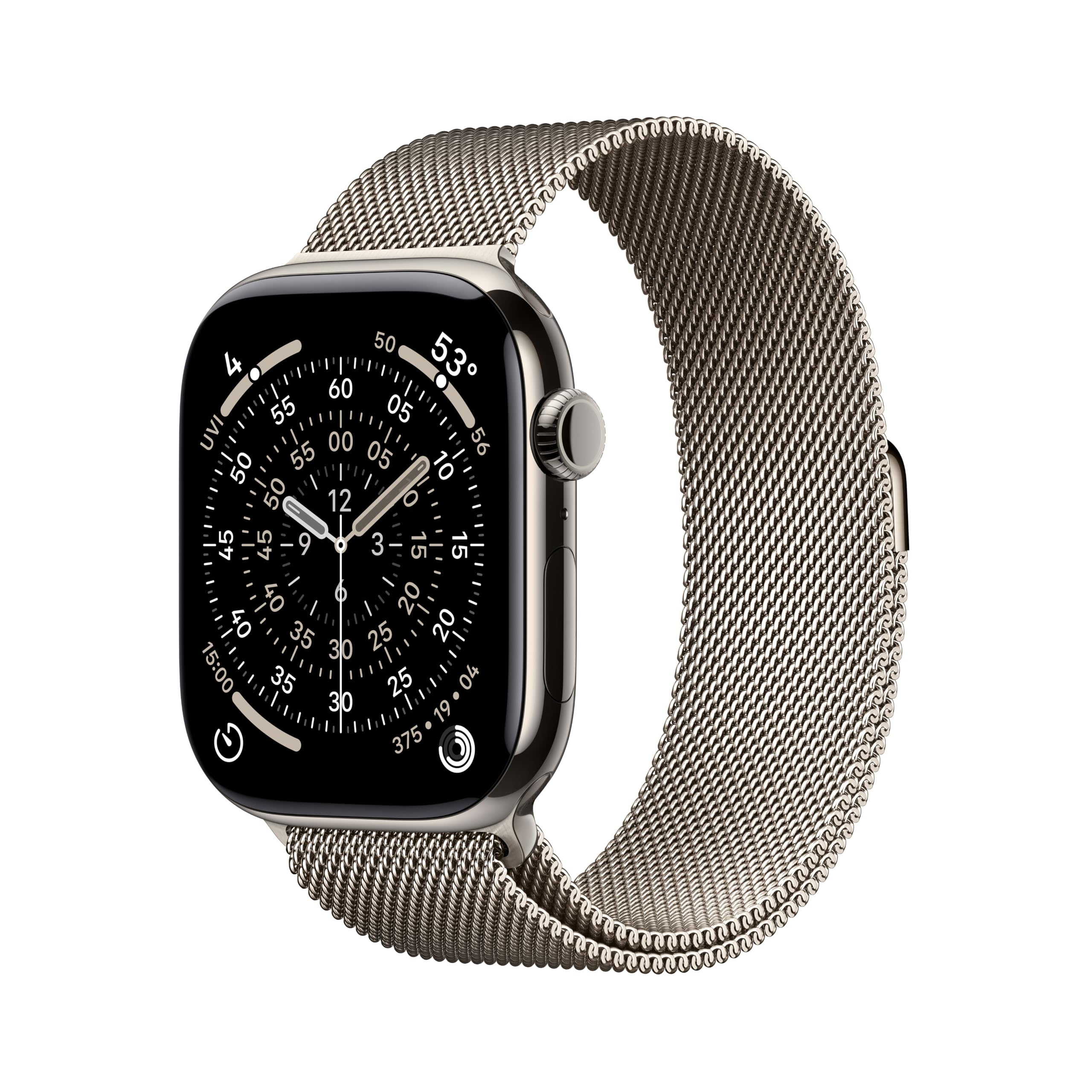 Apple Watch Series 11 [GPS 46mm] Smartwatch with Rose Gold Aluminum Case with Light Blush Sport Band - M/L. Sleep Score, Fitness Tracker, Health Monitoring, Always-On Display, Water Resistant