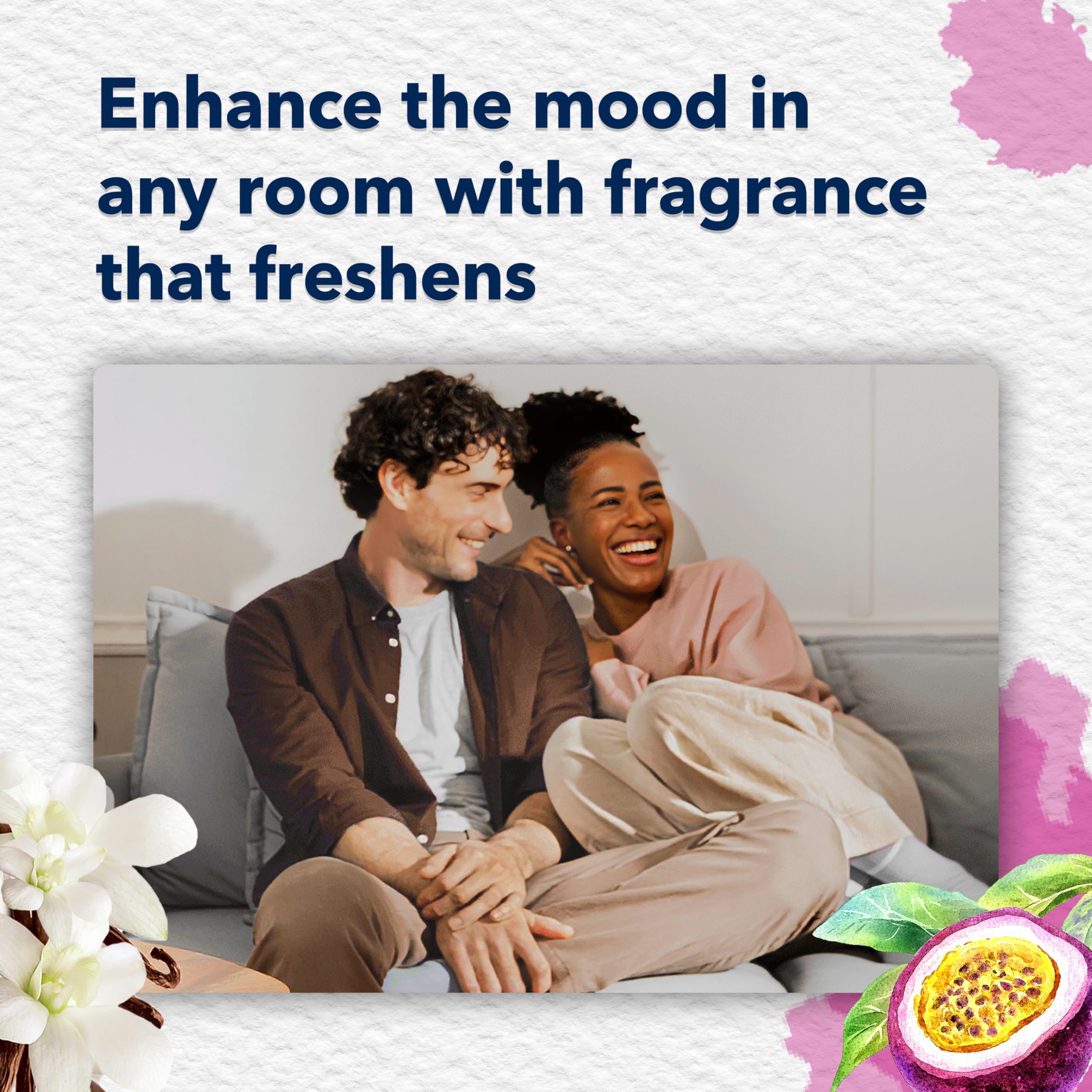 Glade PlugIns Refills Air Freshener, Scented and Essential Oils for Home and Bathroom, Cashmere Woods, 6.7 Fl Oz, 10 Count