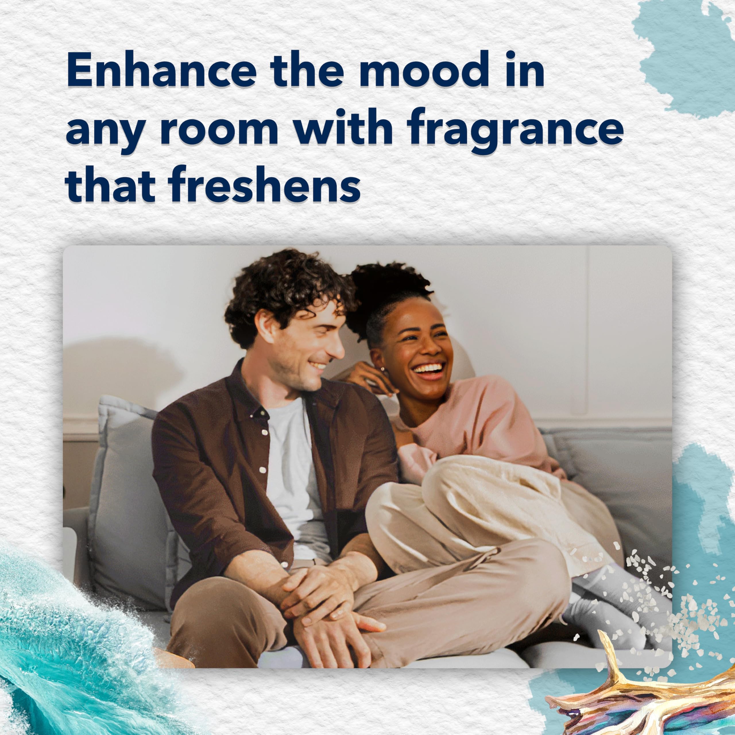 Glade PlugIns Refills Air Freshener, Scented and Essential Oils for Home and Bathroom, Cashmere Woods, 6.7 Fl Oz, 10 Count